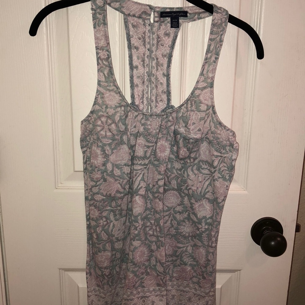 Floral tank top from American Eagle